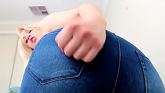 Godaan Menggoda Jessie Lee Pierce Dalam Jeans Pantat Besar Di Manyvids.Com