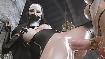 Futanari And Creampie: A Sinful 3d Animation Of A Nun'S Sexual Awakening