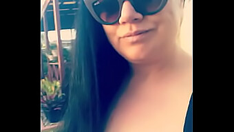 Becky Flaunts Her Ample, Unenhanced Breasts To Her Neighbors Outdoors